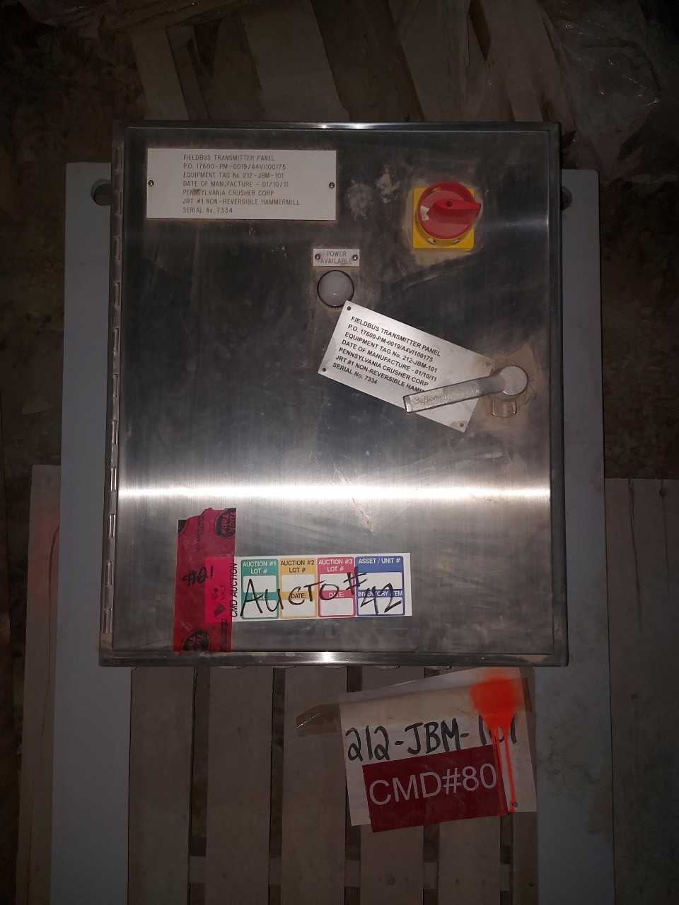 ELECTRICAL TRANSMITTER PANEL WITH ELECTRICAL CONTROLS - ELECTRICAL COMPONENTS