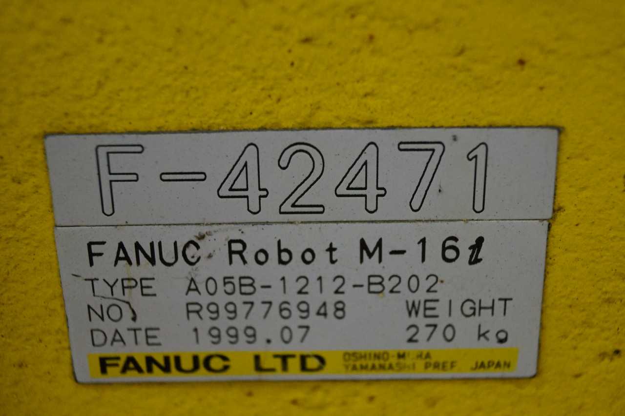 Fanuc M-16i w/ R-J3 Control - INDUSTRIAL ROBOTS