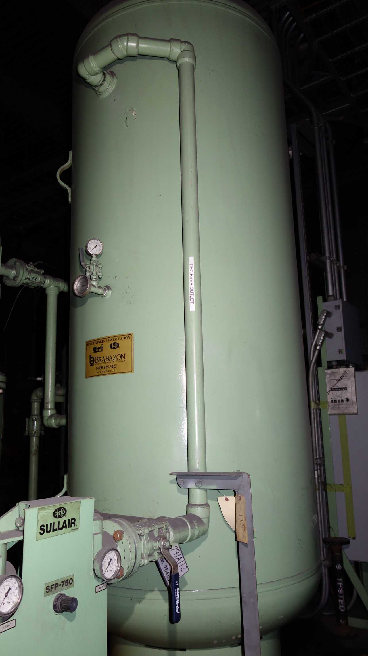 SILVAN INDUSTRIES COMPRESSED AIR RECEIVER TANK - PROCESS EQUIPMENT
