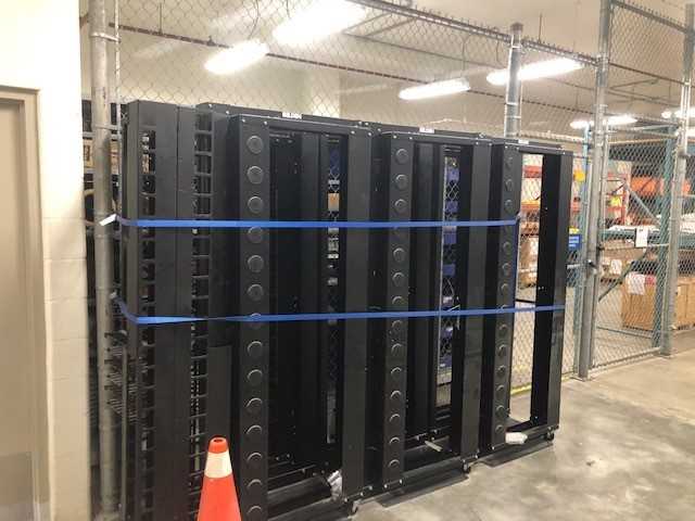 Unused - Lot of 7 Belden Vertical Data Port Racks - INDUSTRIAL PARTS