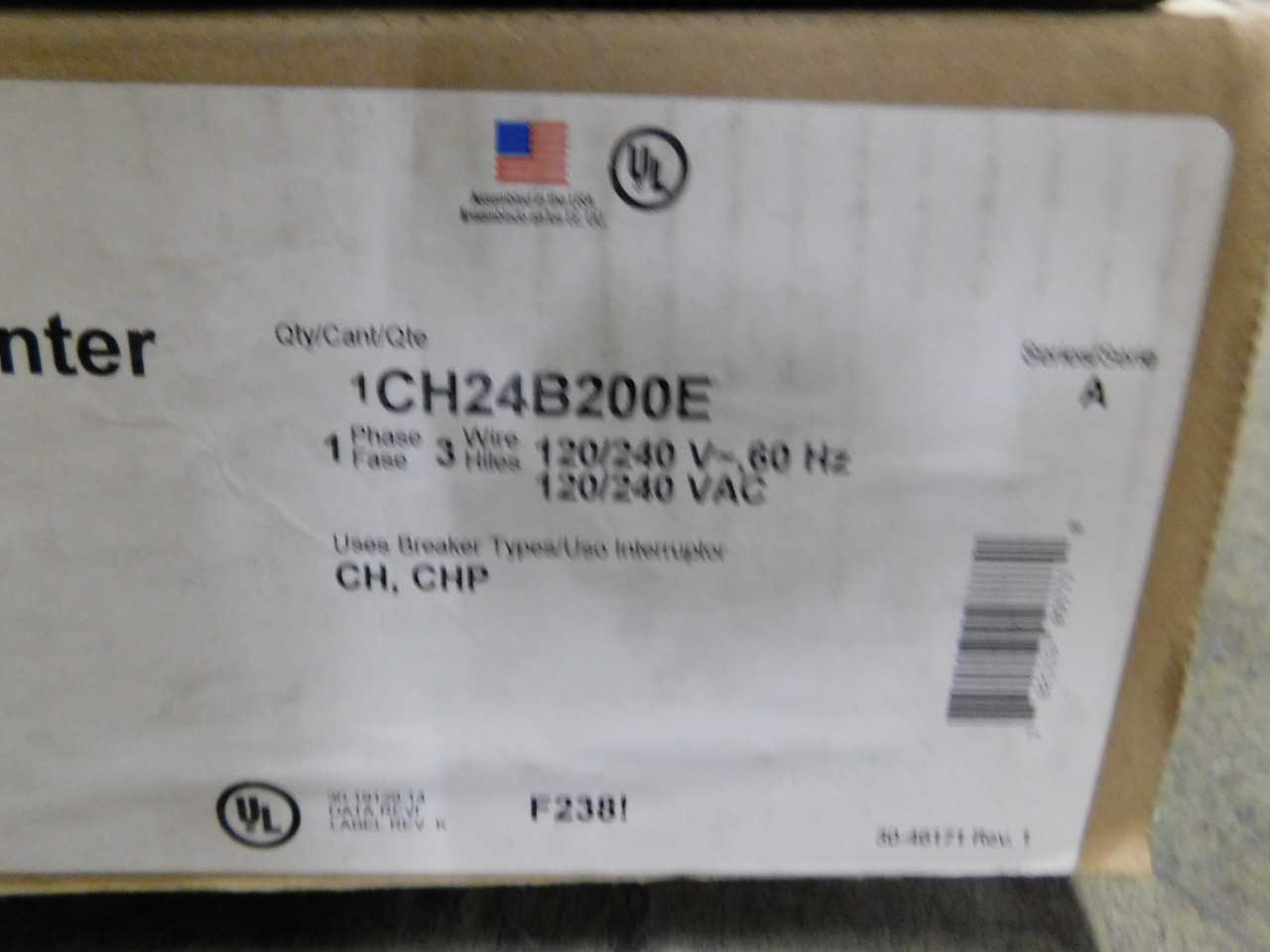 Lot of 2 Main Breaker Loadcenter - CIRCUIT BREAKERS