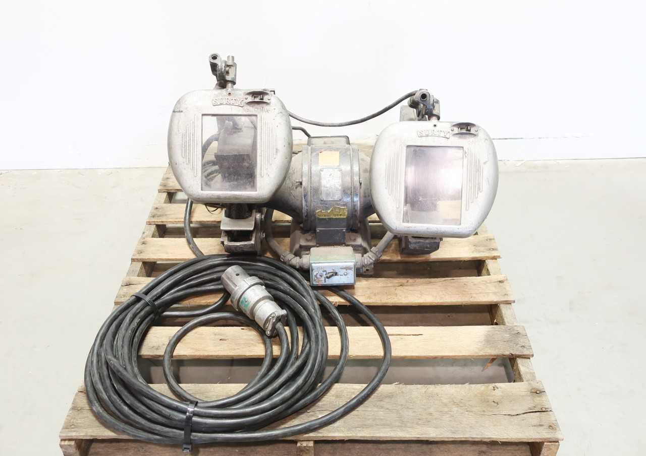 HISEY WOLF MODEL 7 TYPE 3UB 1HP 3PH 1750RPM 440V-AC WHEEL BRUSH PEDESTAL GRINDER - GRINDING MACHINES HISEY WOLF MODEL 7 TYPE 3UB 1HP 3PH 1750RPM 440V-AC WHEEL BRUSH PEDESTAL GRINDER - GRINDING MACHINES