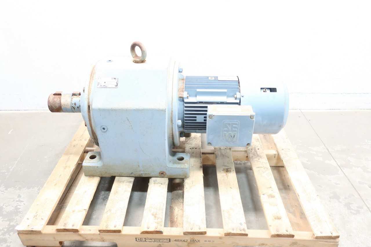 SEW EURODRIVE R133DV132M4BM15HF GEAR MOTOR 102.82:1 16.92RPM 10HP 575VAC - GEAR REDUCERS