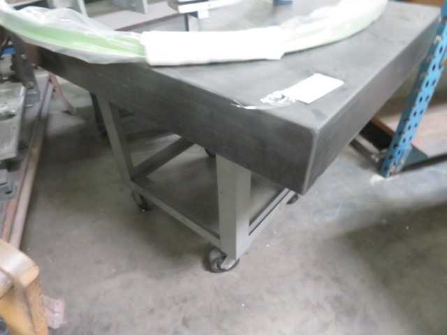 Black Granite Surface Plate, 48" x 36" x 6 on stand - MISCELLANEOUS