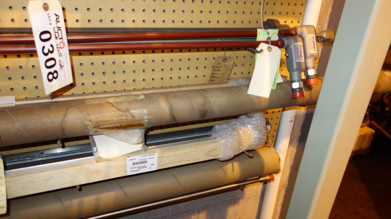 WALL OF ASSORTED BURNERS, FLAME RODS - ELECTRIC POWER TOOLS