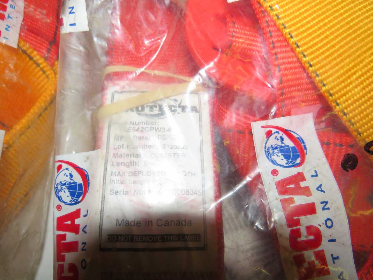 LOT OF 2 PROTECTA AB100AS26R KIT AB101C, AB101CLS28 FULL BODY HARNESS - SAFETY EQUIPMENT