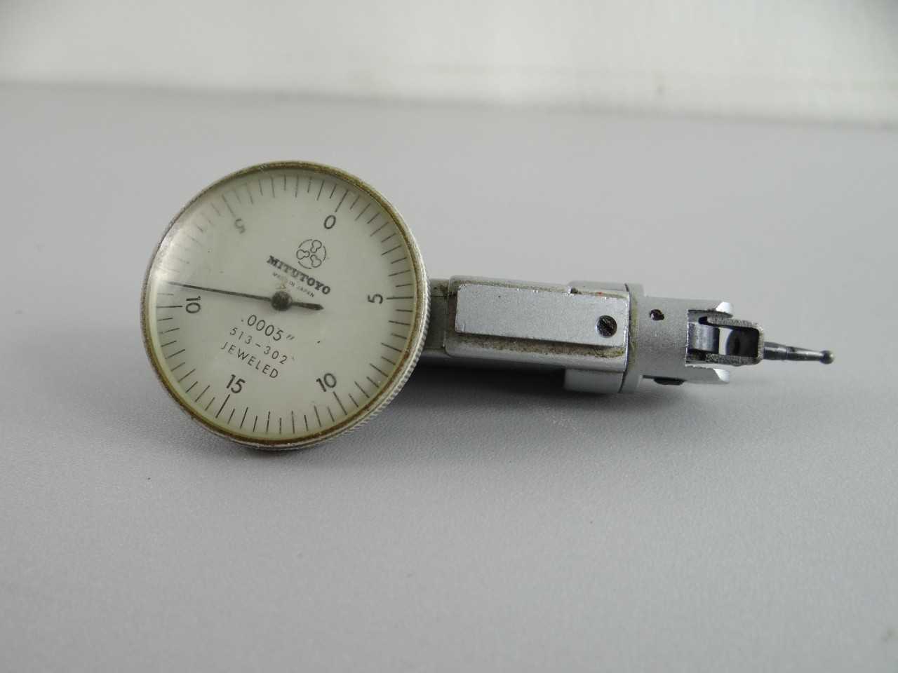 MITUTOYO DIAL TEST INDICATOR 513-302 JEWELED .0005 - METAL INSPECTION EQUIPMENT