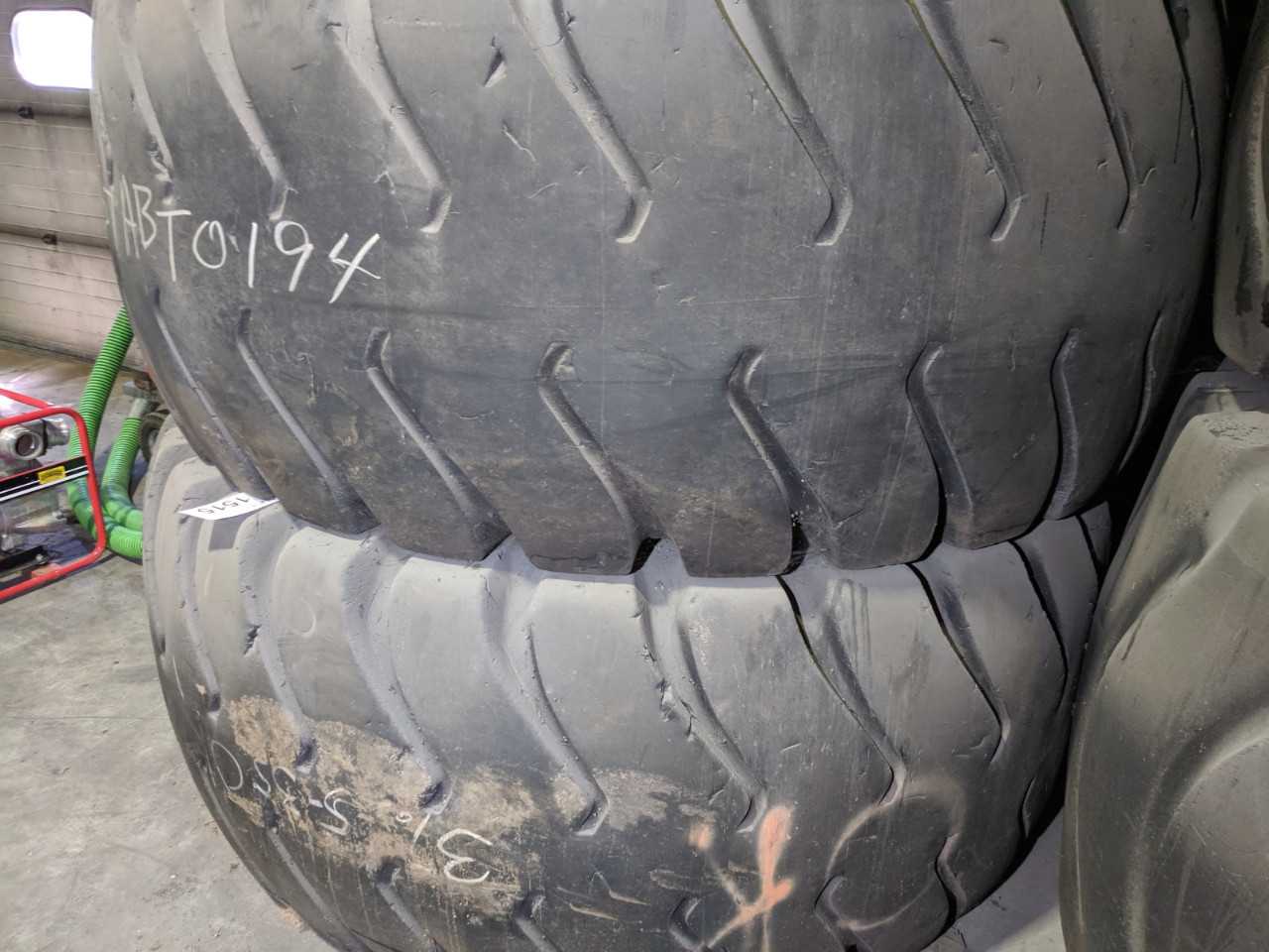 LOT OF 2 BRIDGESTONE R-LUG 25-35 37.5-350 TIRES - ELECTRIC POWER TOOLS
