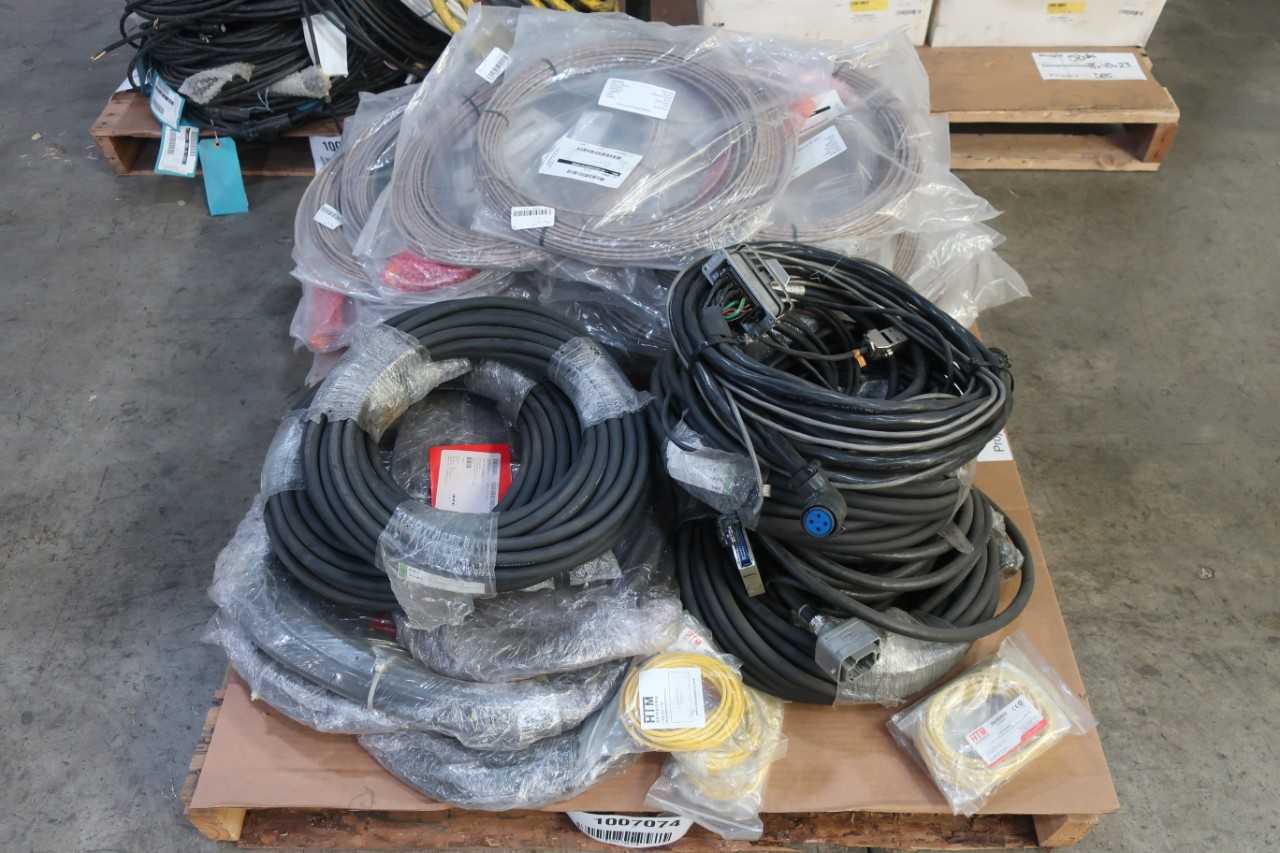 3 PALLETS OF ASSORTED CORDSET CABLES - INDUSTRIAL PARTS