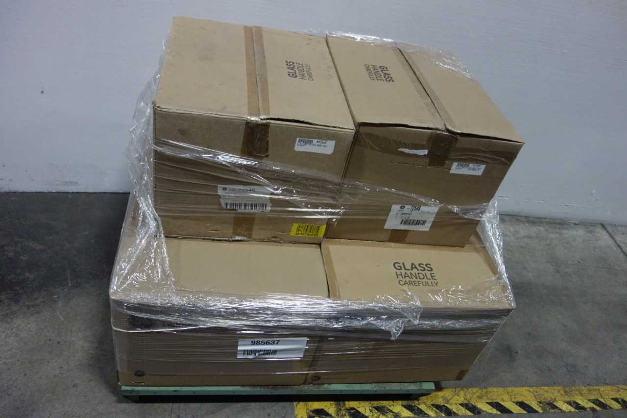 LOT OF ASSORTED GENERAL ELECTRIC INCANDESCENT LAMPS - ELECTRIC MOTORS
