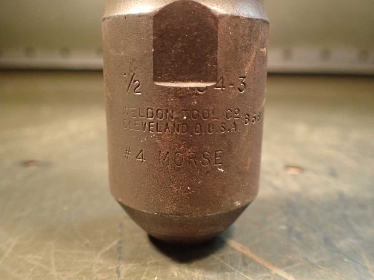 Weldon HS4-3 1/2" End Mill Tool Holder: Morse Taper #4 Shank, MT4 4MT, USA - MACHINING ACCESSORIES & TOOLING