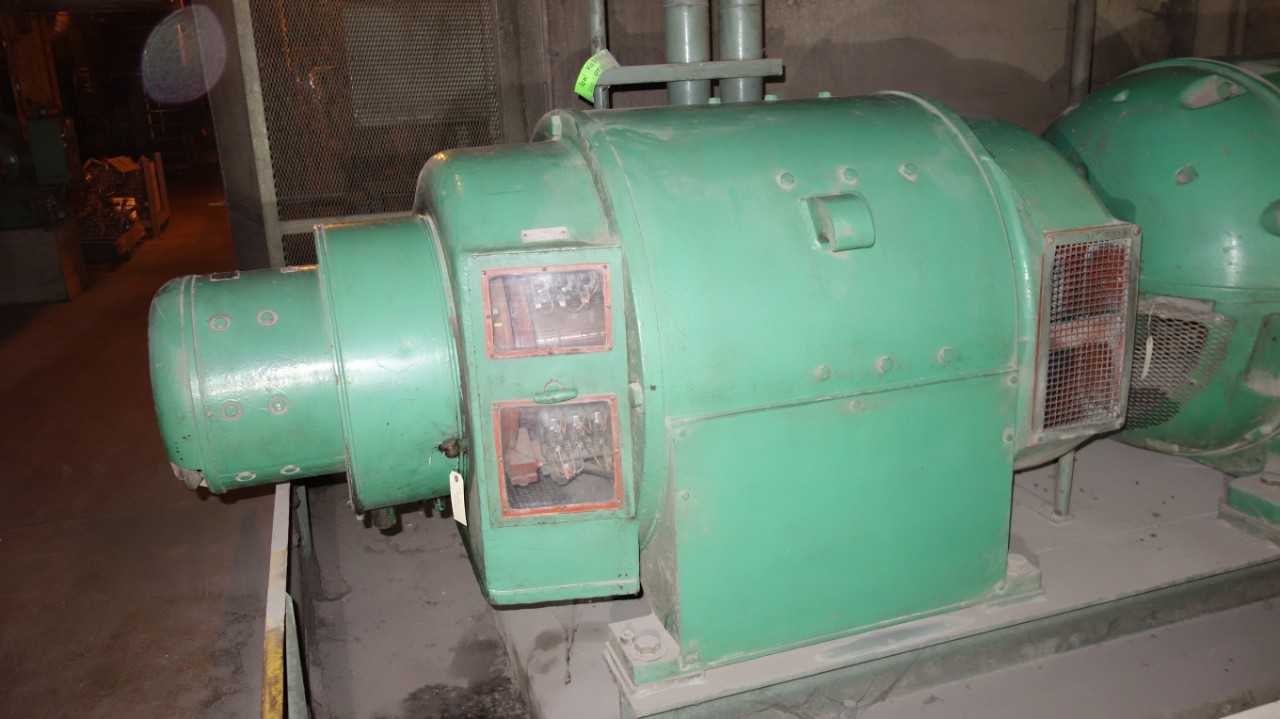 GENERAL ELECTRIC 29 G 794 CD-1556Y 250KW DIRECT CURRENT GENERATOR - ELECTRIC MOTORS