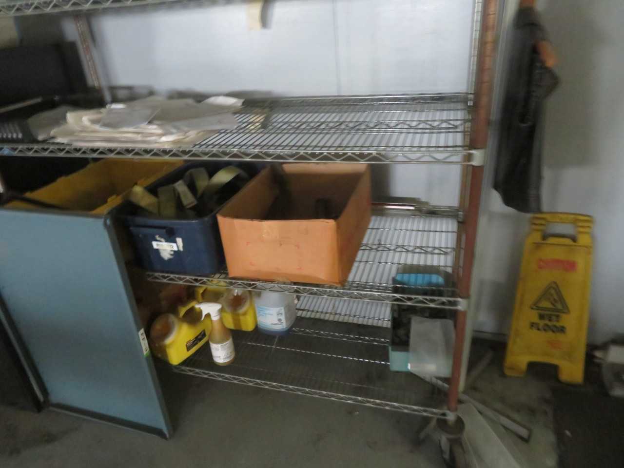 Racks on Wheels and Contents (4) Lot - MISCELLANEOUS