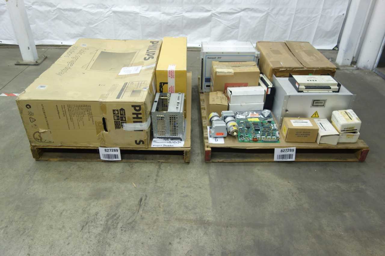 2 PALLETS OF ASSORTED ELECTRICAL CONTROLS - ELECTRICAL COMPONENTS
