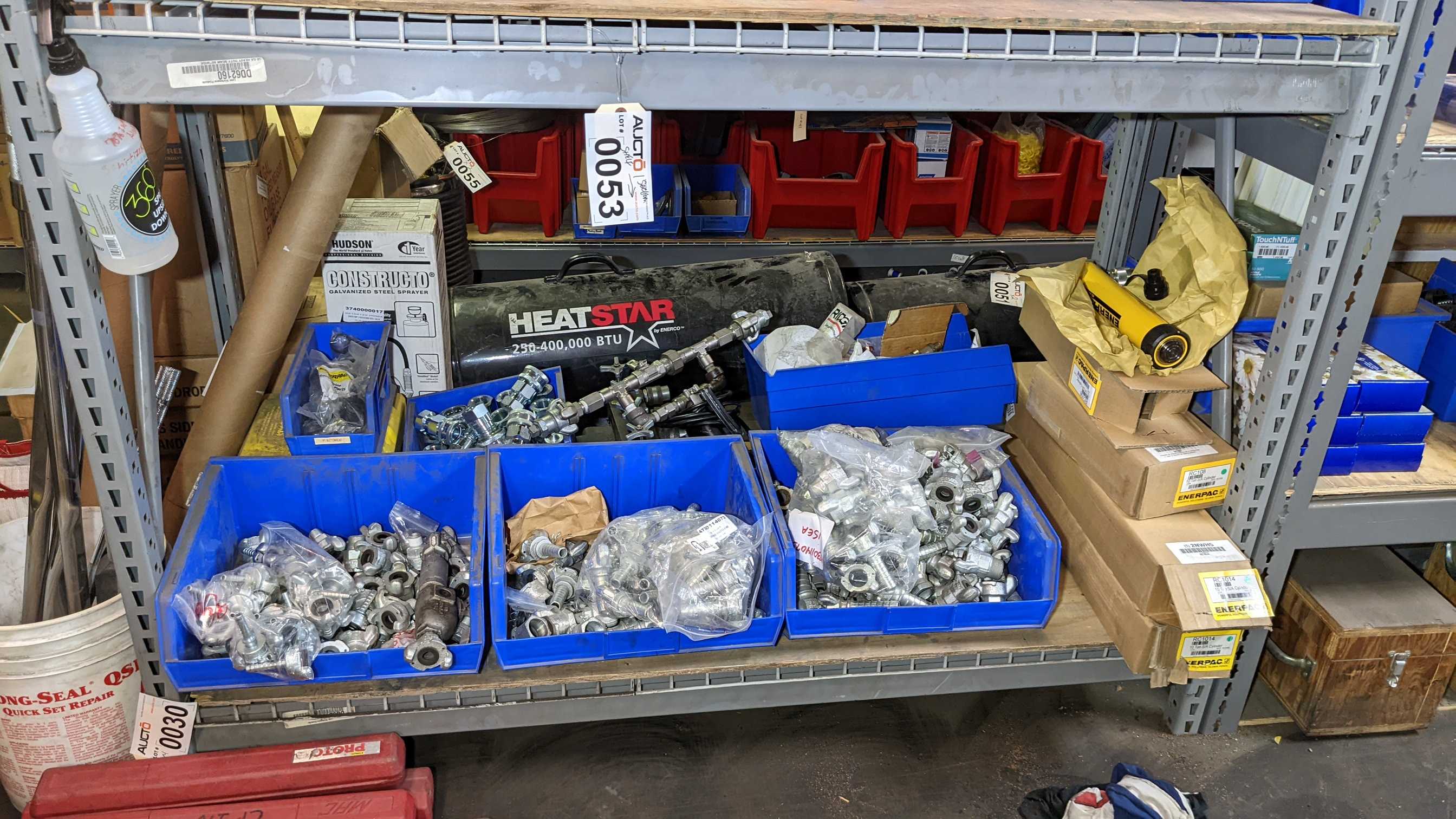 LOT OF PNEUMATIC AND HYDRAULIC FITTINGS - ELECTRIC POWER TOOLS LOT OF PNEUMATIC AND HYDRAULIC FITTINGS - ELECTRIC POWER TOOLS
