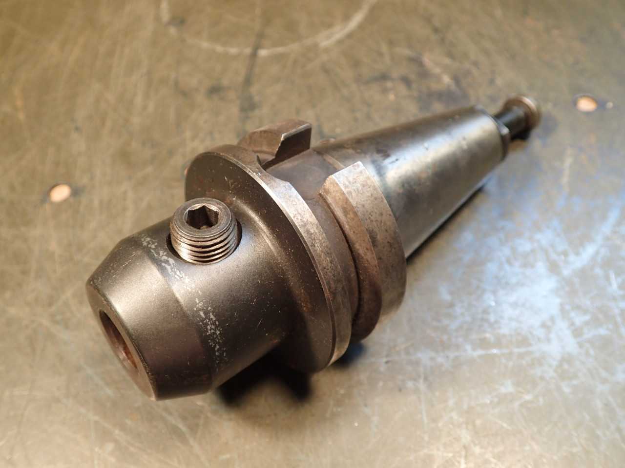 5/8" End Mill Milling Tool Holder: 60mm Projection, BT-40 Taper Shank - MACHINING ACCESSORIES & TOOLING
