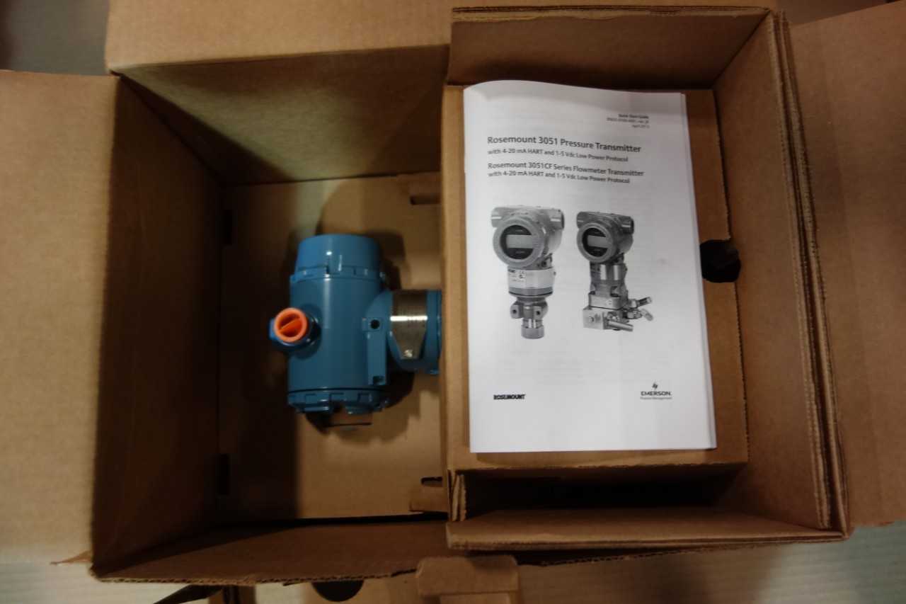 1 LOT OF NEW ROSEMOUNT 3051TA1A2B21AB4C6M5DOQ4S5 SMART 0-35KPA 10.5-42.4V-DC ABSOLUTE PRESSURE TRANSMITTER - INSTRUMENTATION