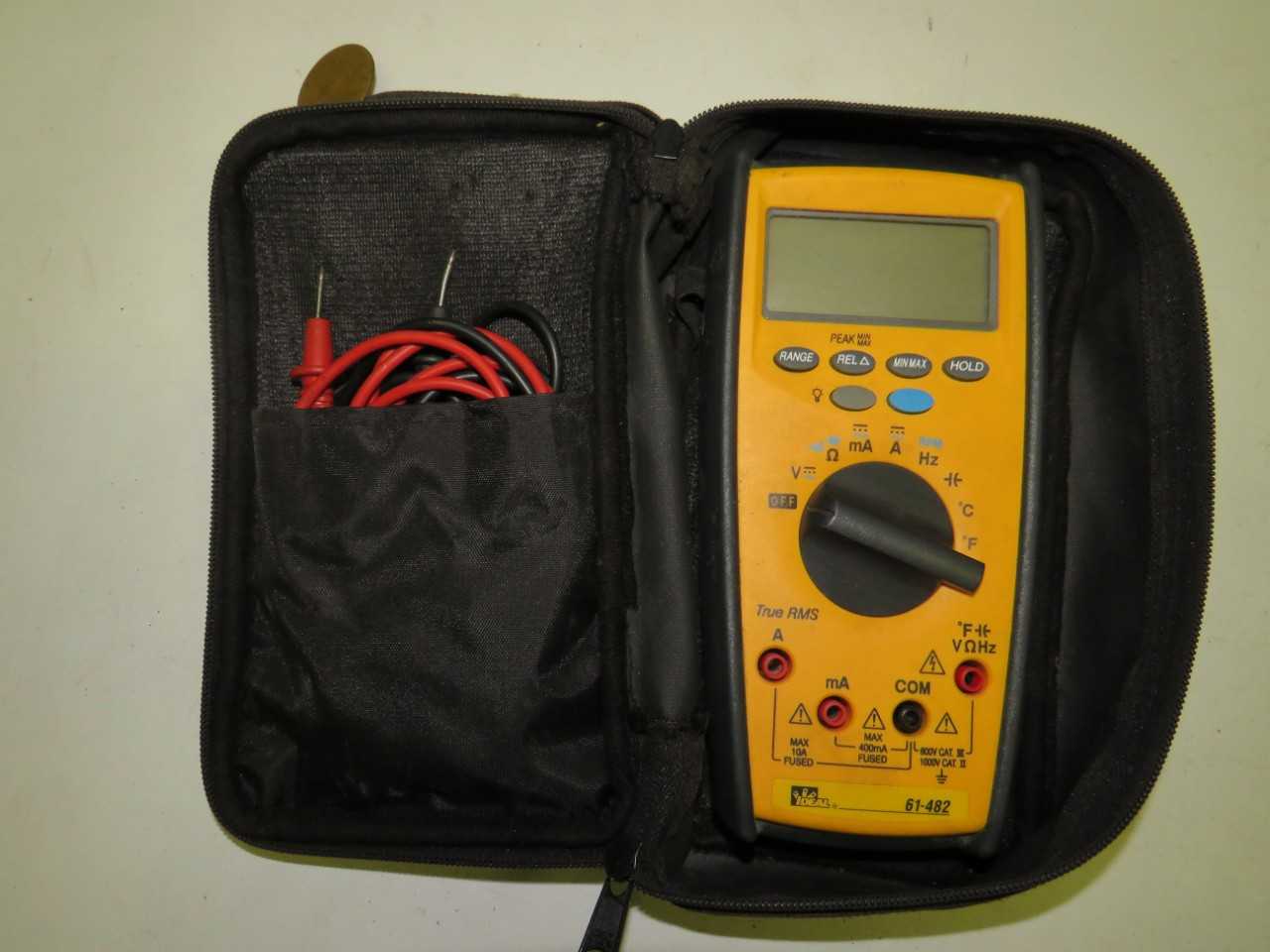 IDEAL 61-482 CAT III 600V CAT II 1000V DIGITAL MULTIMETER - ELECTRIC POWER TOOLS