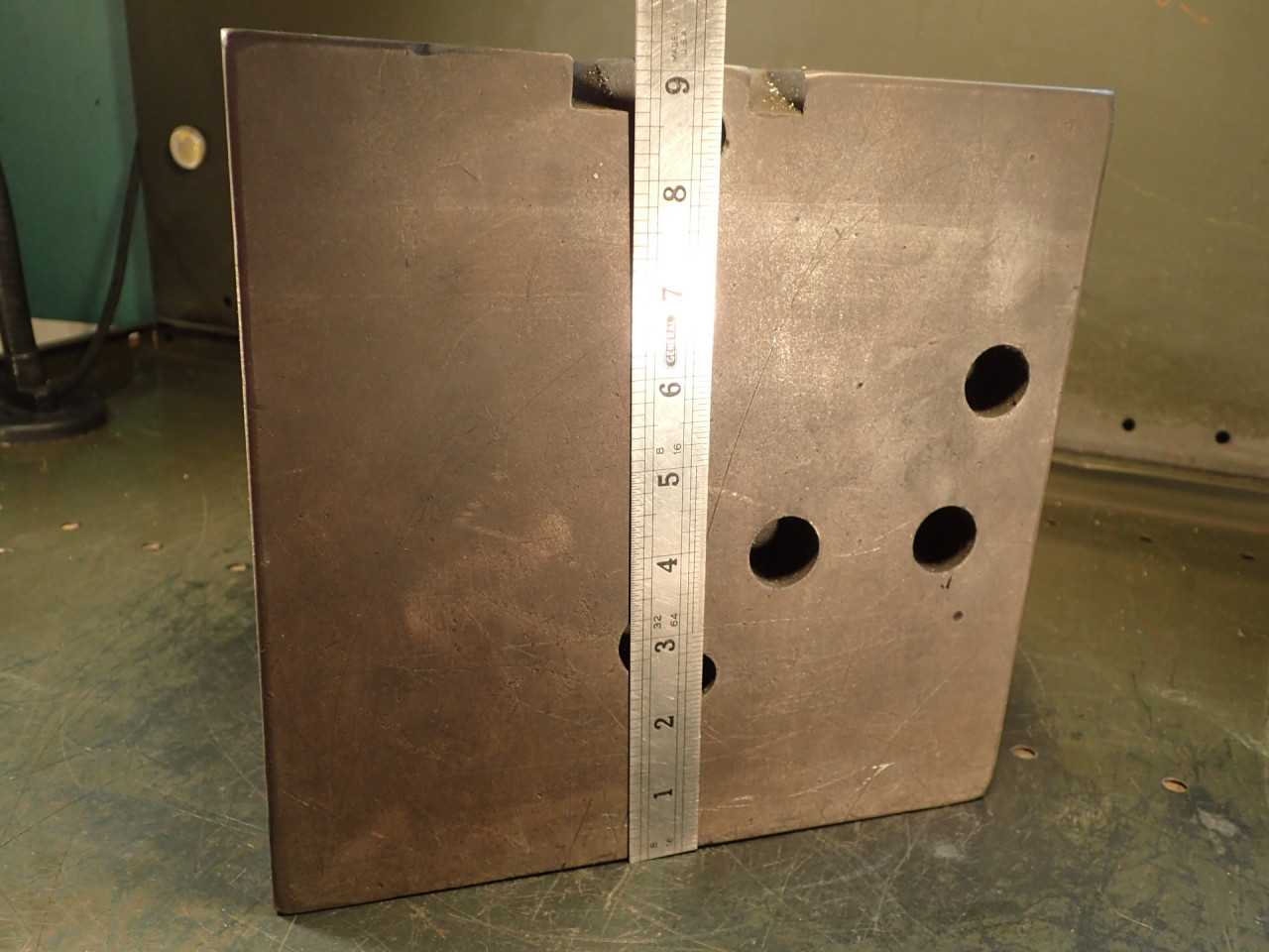 9" x 9-1/8" x 9-1/4 Wide Machinist Mill Milling Set-Up Fixture Right Angle Block - END MILLS