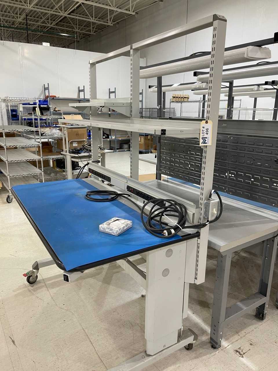 Electric Adjustable Workbench - ROLLING CARTS