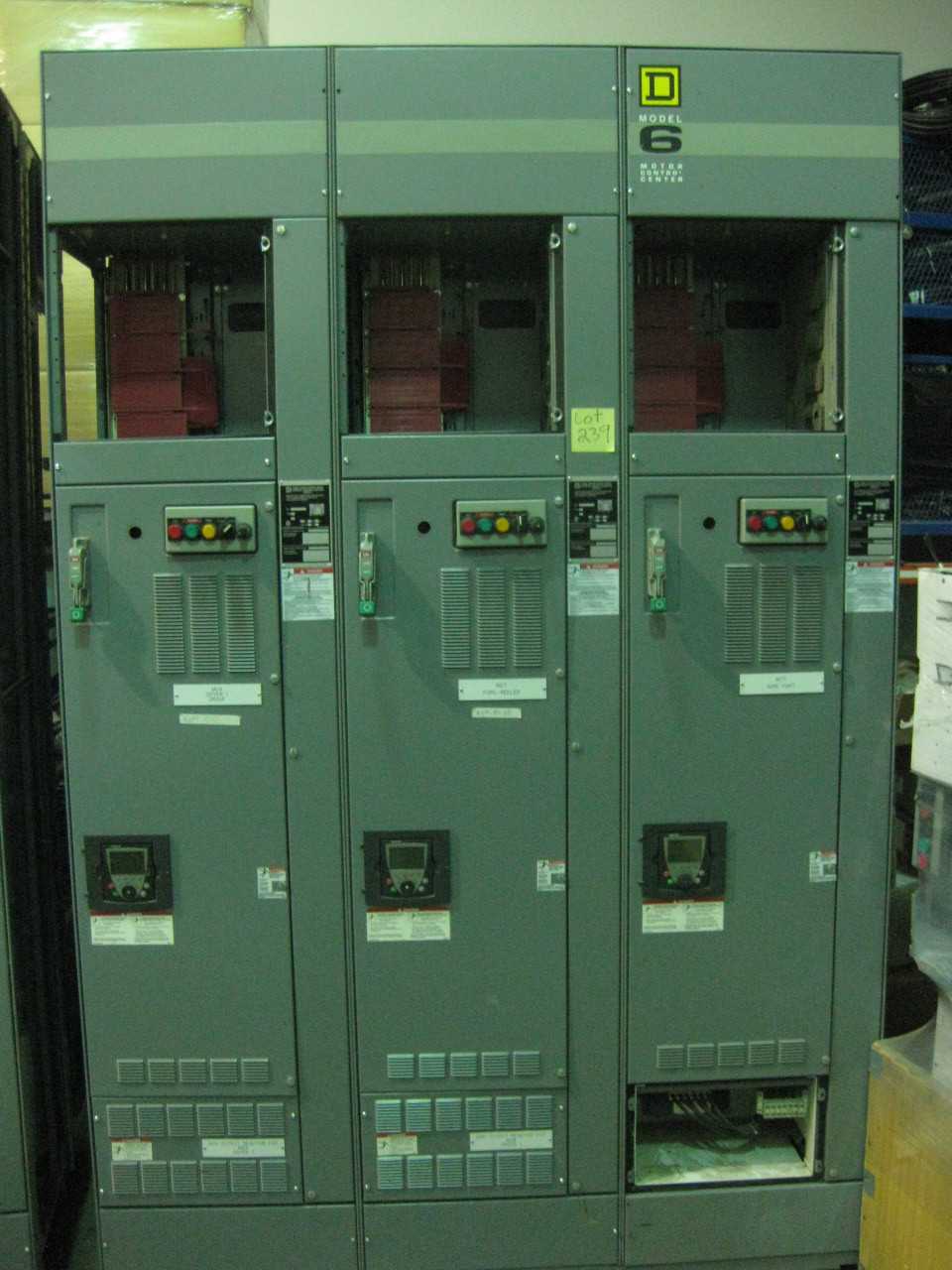 SQD Model 6 1200A Panel triple section 30HP VFD 70A BREAKER - MISCELLANEOUS