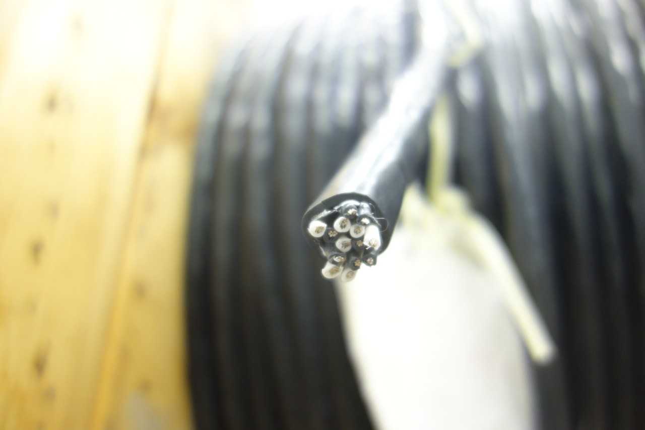 SPOOL OF 4B021M160710008 SHAWCOR COATED DIRECT BURIAL CABLE WIRE - ELECTRICAL COMPONENTS