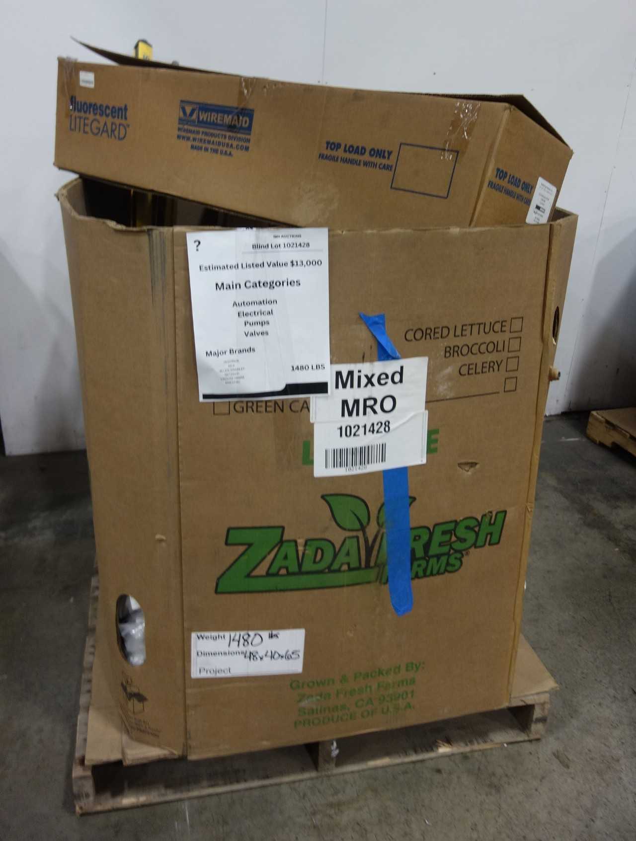 BLIND LOT OF MIXED MRO - INDUSTRIAL PARTS