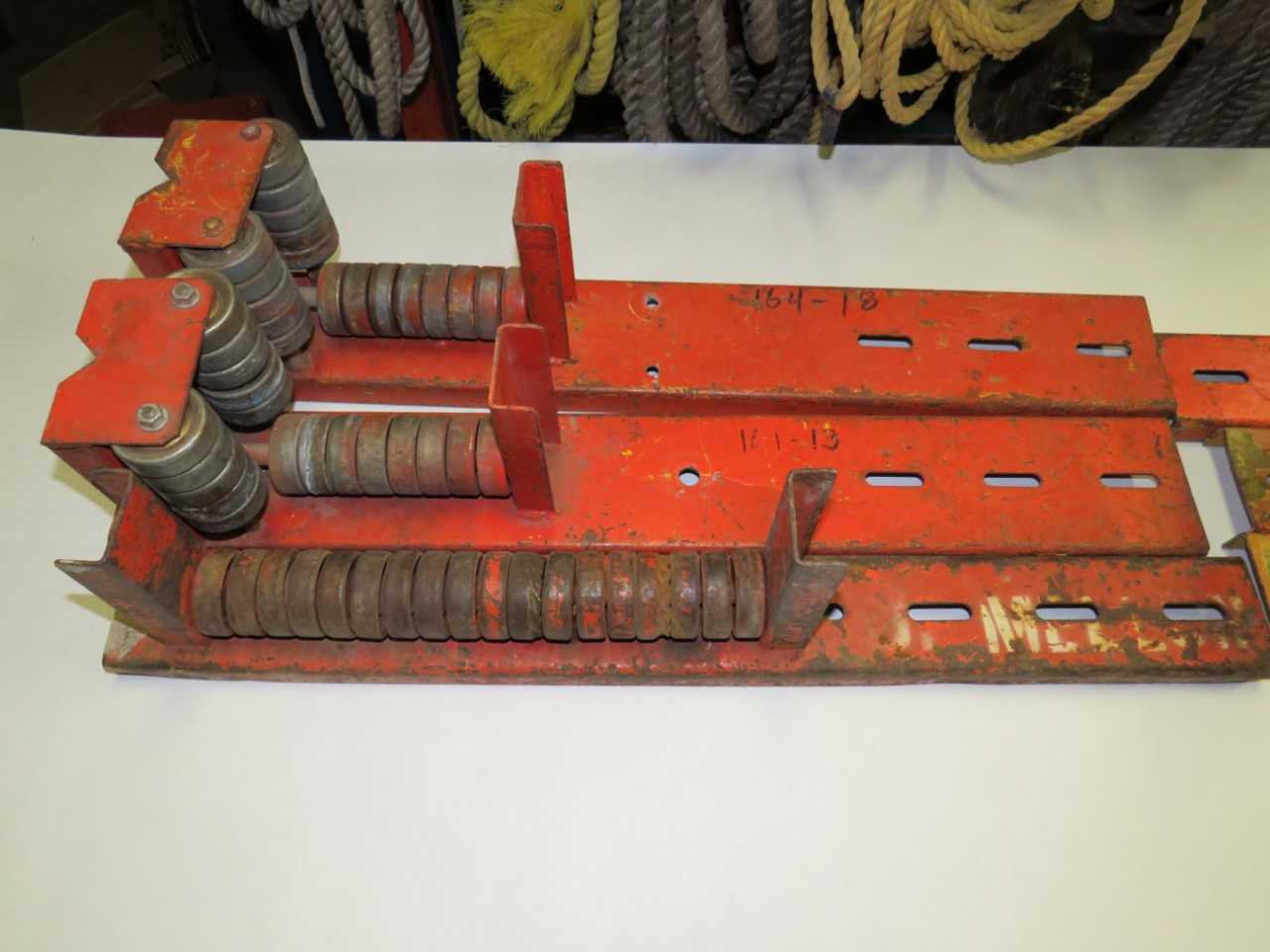 LOT OF 6 ASSORTED 6" TO 12" FIXED TRAY ROLLER - TRAILER MOUNTED EQUIPMENT