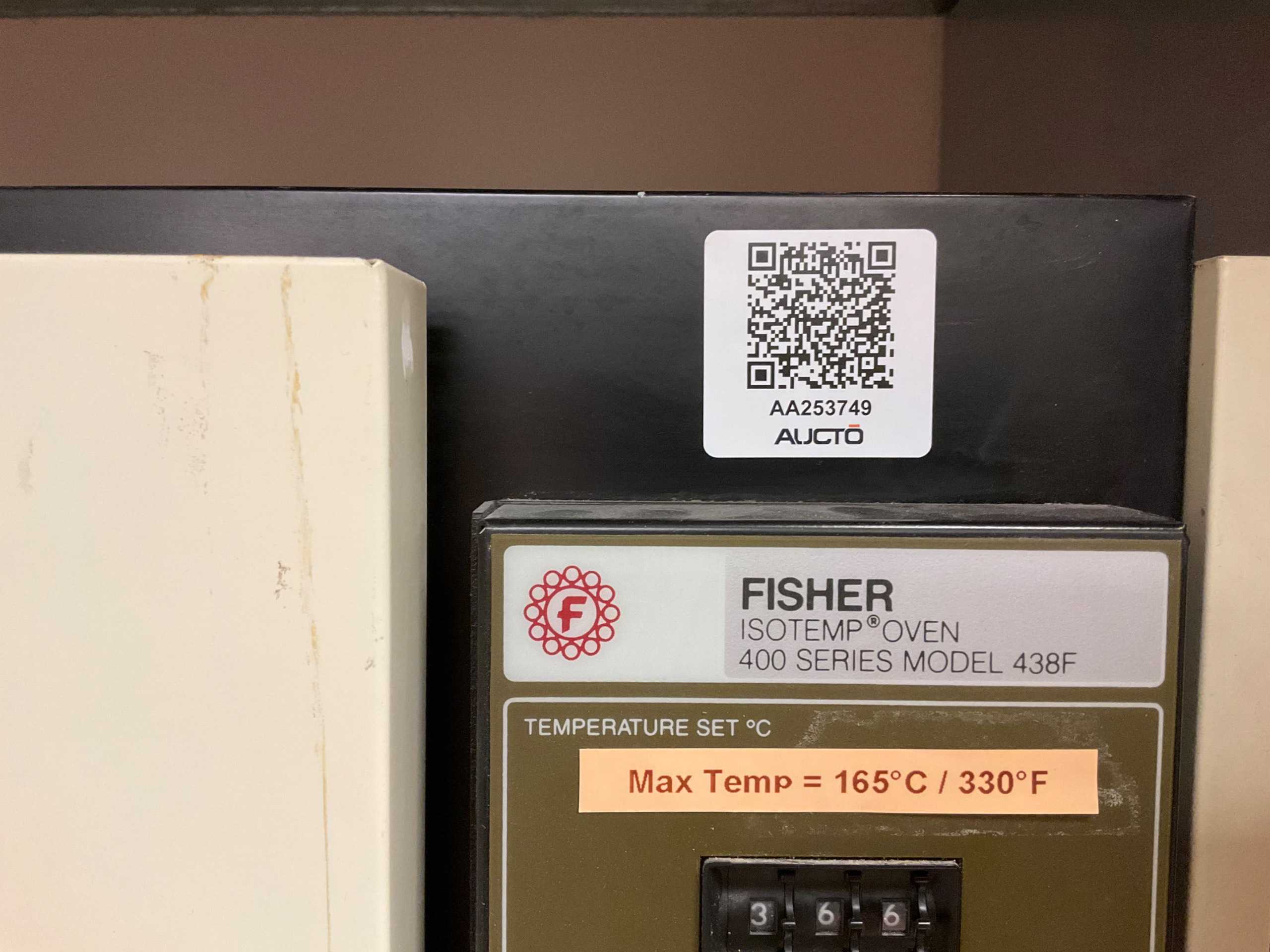 FISHER 438F ISOTEMP INDUSTRIAL OVEN