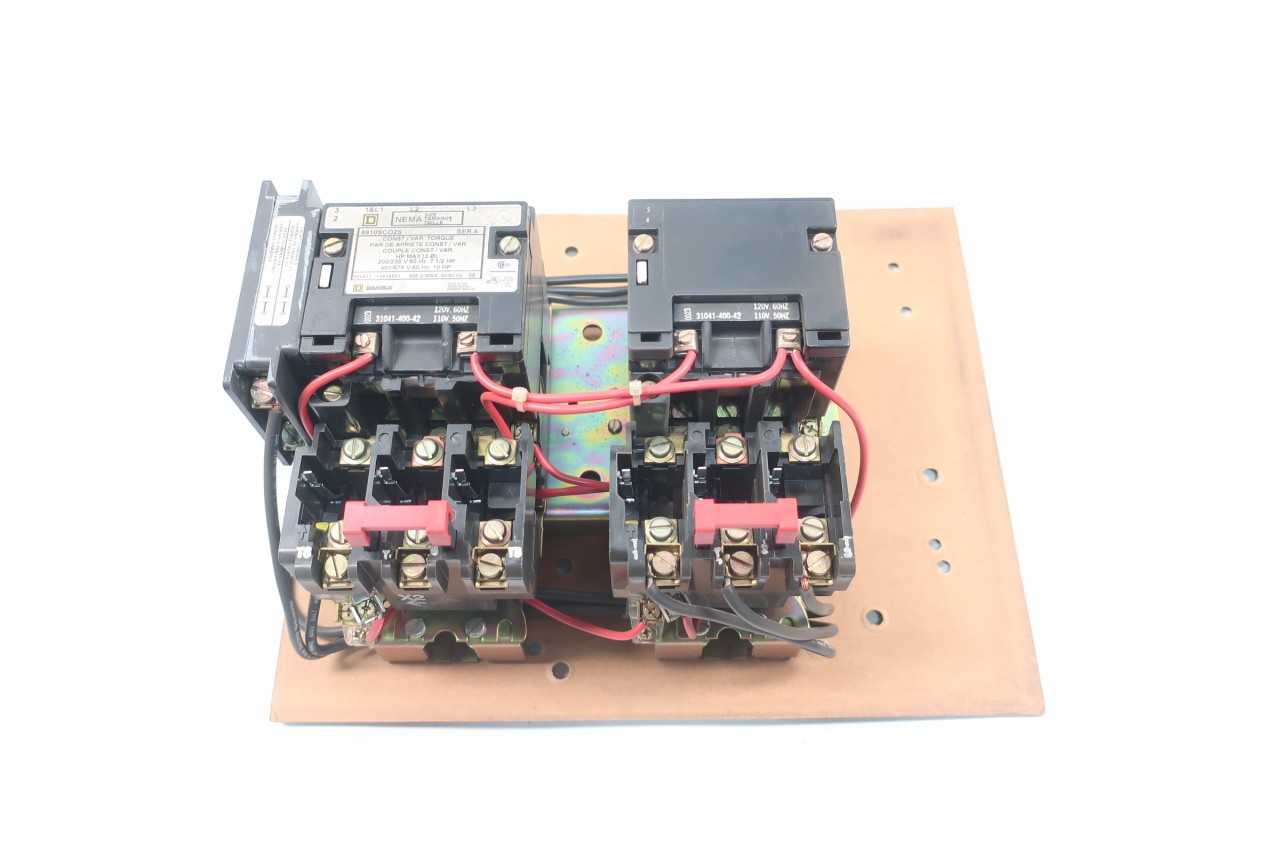 SQUARE D 8810SCO2V02S SIZE 1 MULTI-SPEED STARTER 120V-AC 10HP - ELECTRIC POWER TOOLS SQUARE D 8810SCO2V02S SIZE 1 MULTI-SPEED STARTER 120V-AC 10HP - ELECTRIC POWER TOOLS