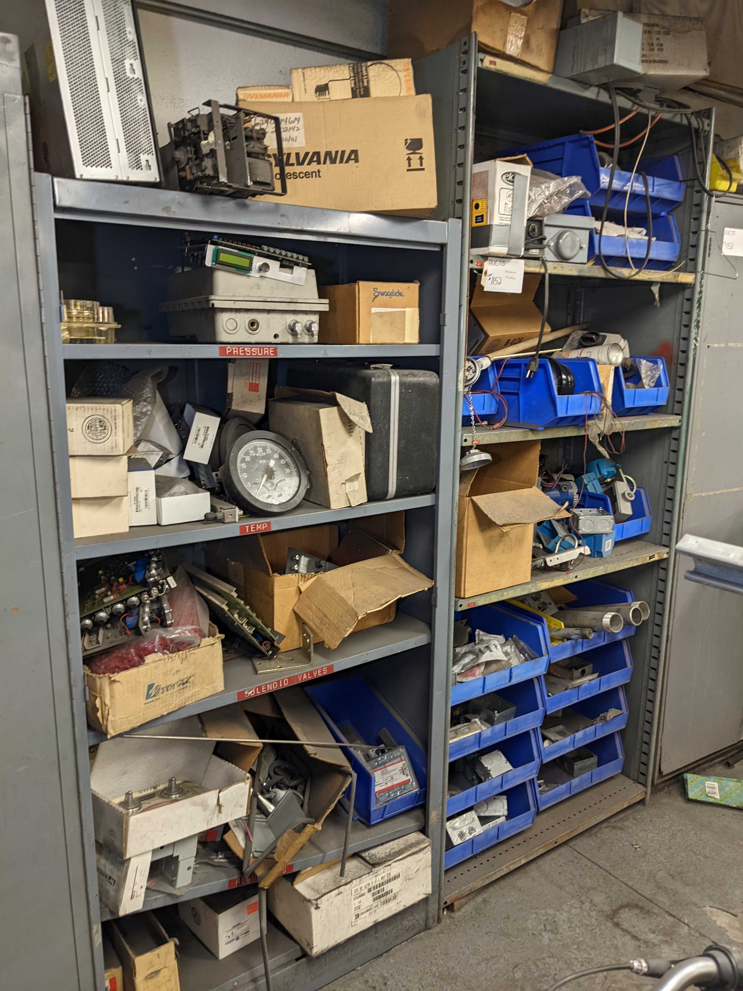CONTENTS OF SHELVING - INDUSTRIAL PARTS CONTENTS OF SHELVING - INDUSTRIAL PARTS