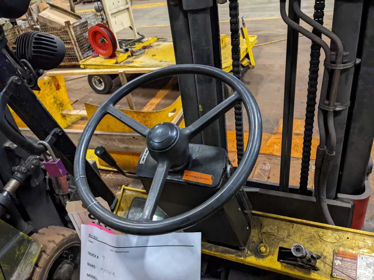 2001 HYSTER E80XL3 8,000-LB. CAPACITY, ELECTRIC FORKLIFT - FORKLIFTS