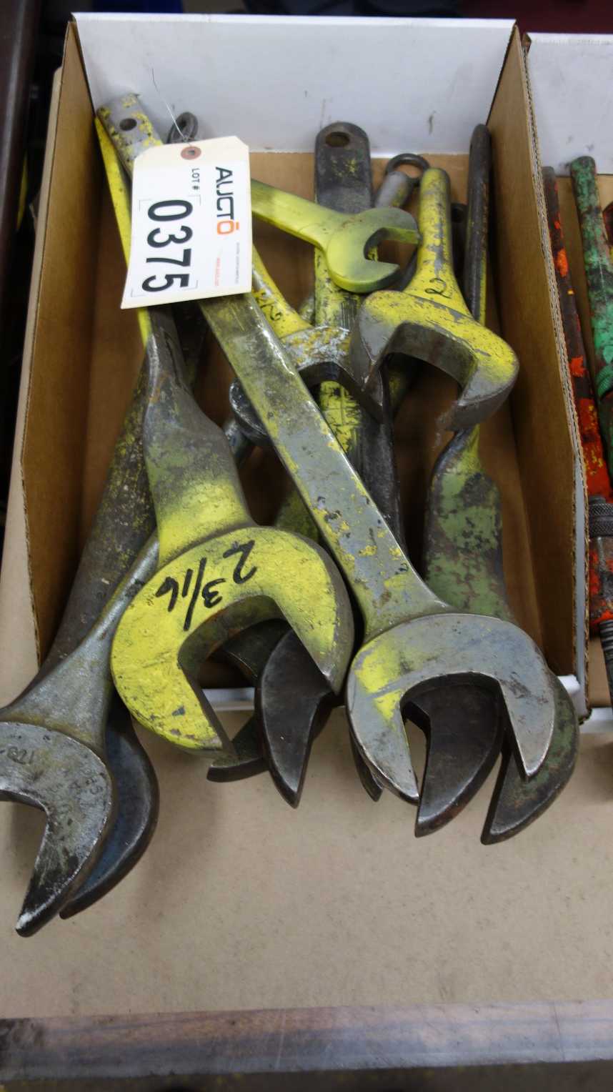 ASSORTED LOT OF OPEN ENDED CRESCENT HAND WRENCHES WILLIAMS ARMSTRONG 1-1/4 IN TO 2-1/4 IN - HAND TOOLS