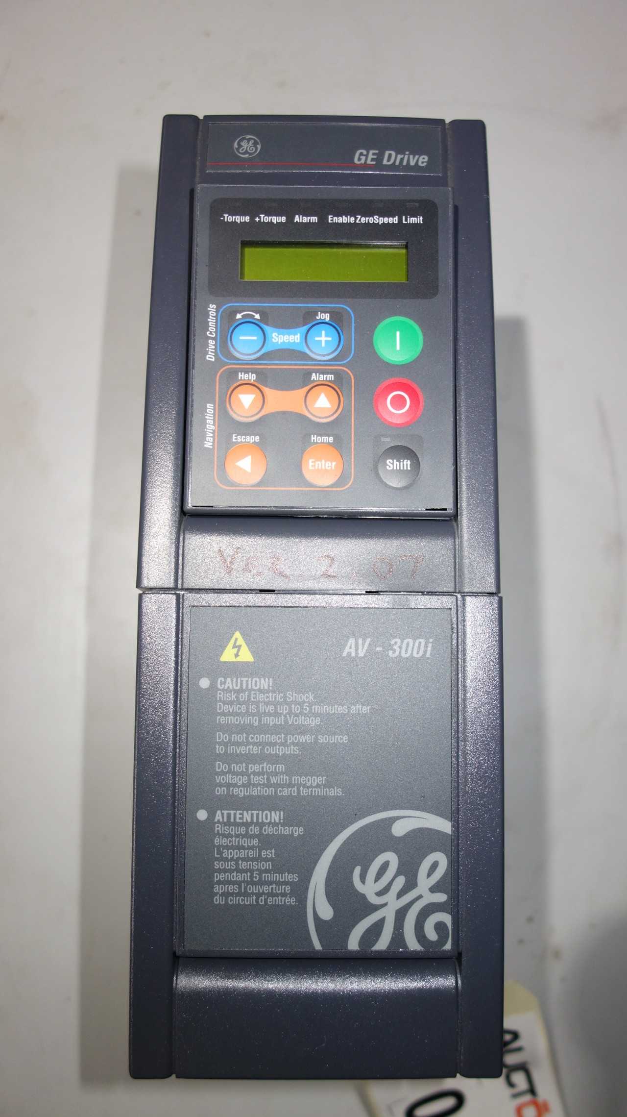 GE 6KAVI43F75Y1B2 AV-300I 0.5HP DRIVE - ELECTRIC MOTORS