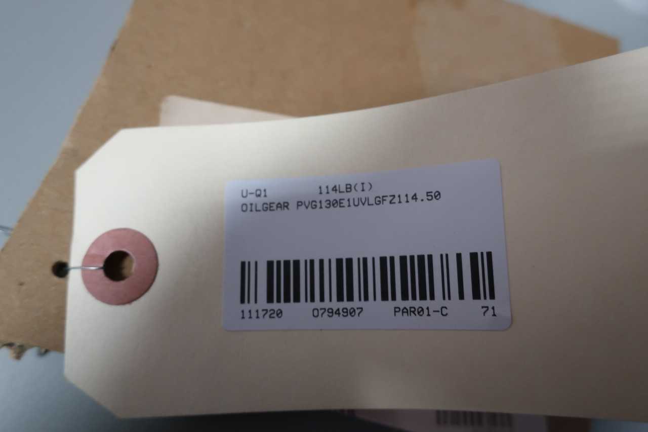 OILGEAR PVG130E1UVLGF HYDRAULIC PISTON PUMP - PUMPS