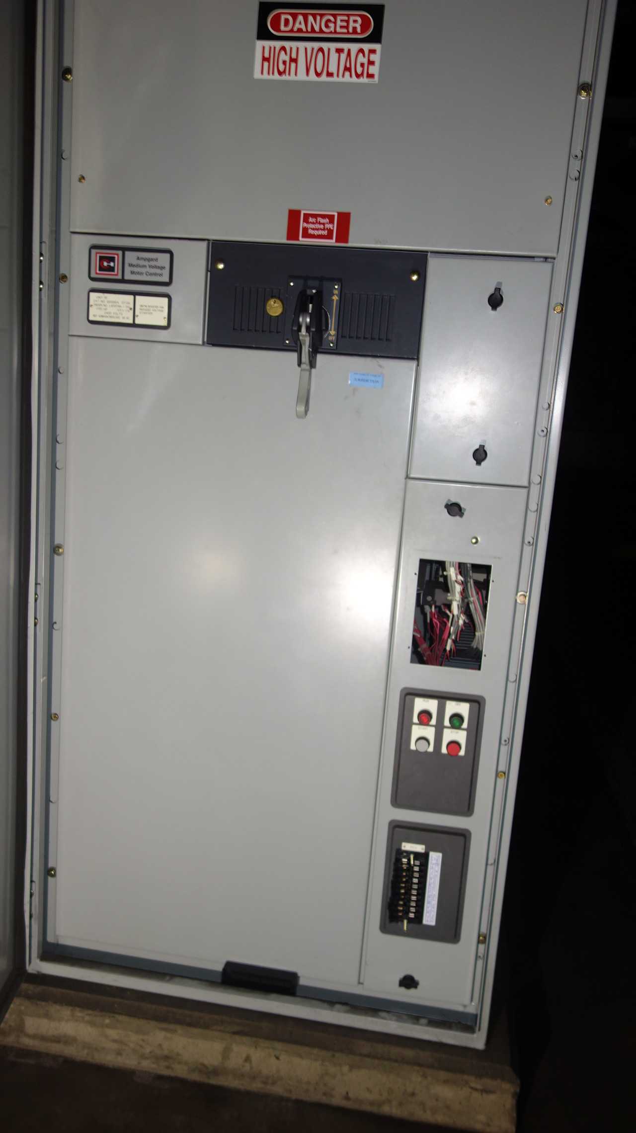 X3 SECTIONS OF EATON AMPGARD MOTOR CONTROL PANELS - AUTOMATION & CONTROLS