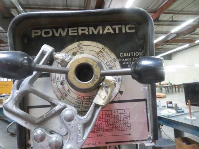 Powermatic Upright Drill Press, Model 1200. 20" X 22" table - MISCELLANEOUS