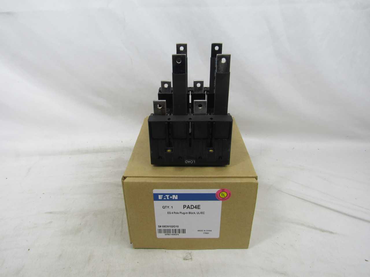 Lot of Qty 10x Eaton PAD4E MCCB Accy 4P Used With EG-Frame - INDUSTRIAL PARTS