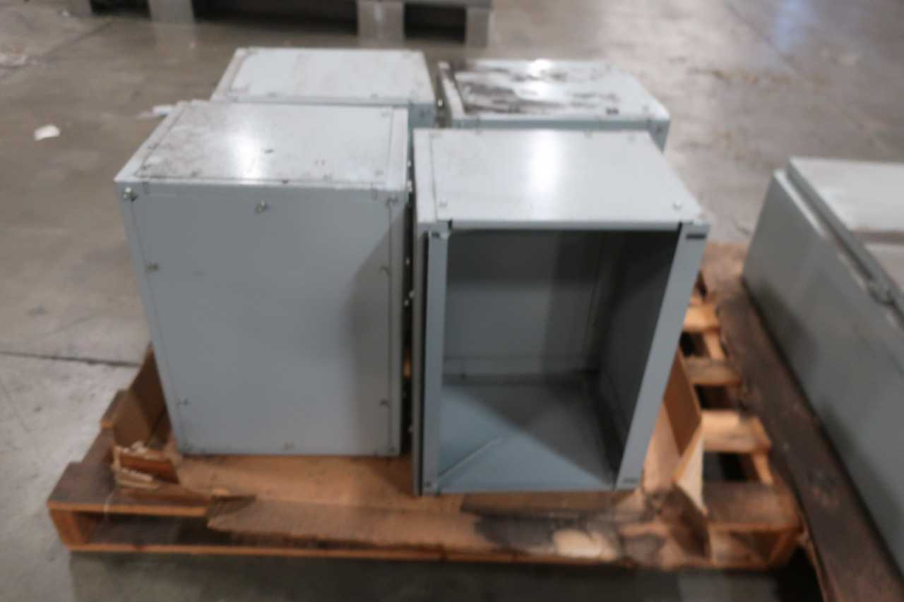 2 PALLETS OF ASSORTED ELECTRICAL ENCLOSURES - ELECTRICAL ENCLOSURES
