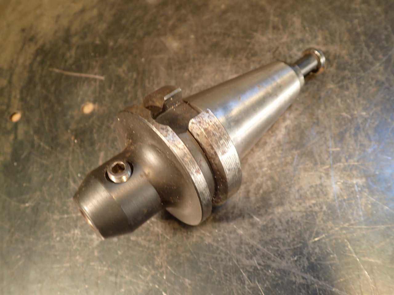 3/8" End Mill Tool Holder: 1-7/16" Extension BT-40 Taper Shank - MACHINING ACCESSORIES & TOOLING