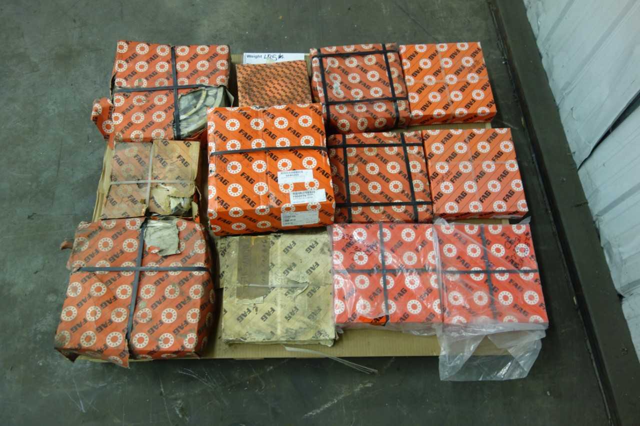 PALLET OF FAG ROLLER BEARINGS - BEARINGS