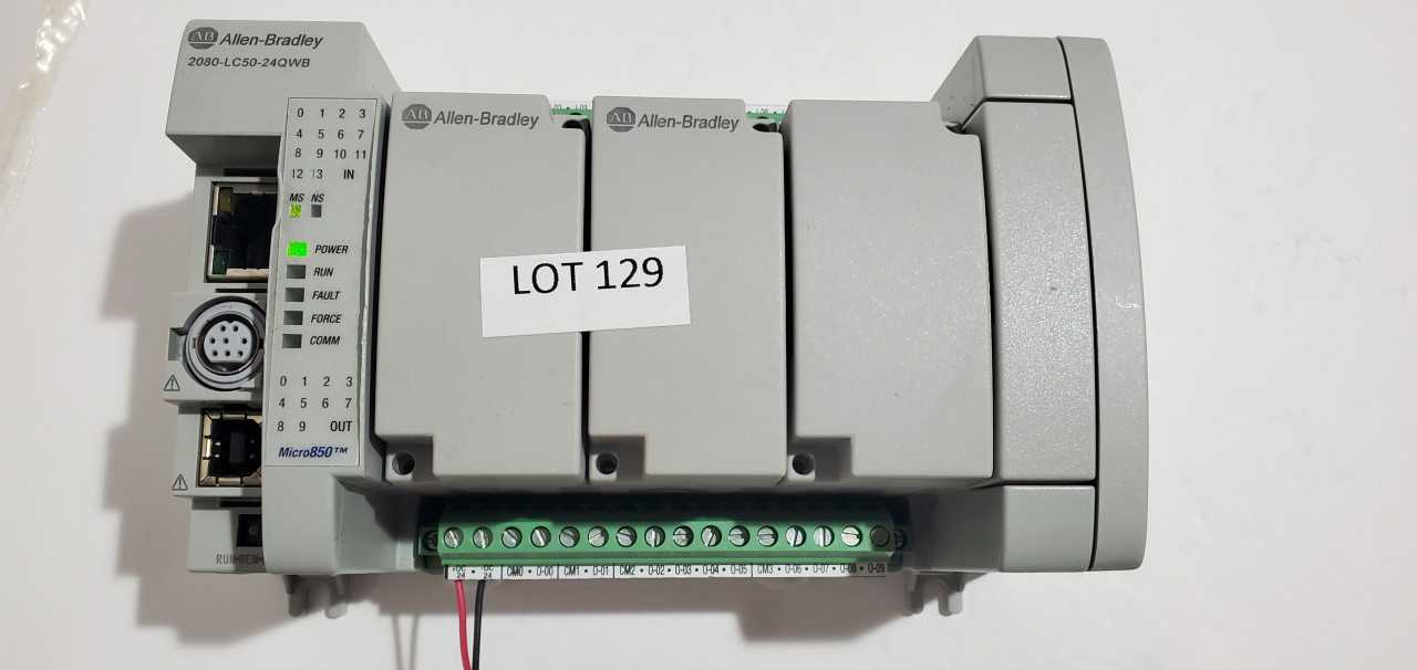 Allen Bradley Micro 850 2080-LC50-24QWB PLC - AUTOMATION & CONTROLS Allen Bradley Micro 850 2080-LC50-24QWB PLC - AUTOMATION & CONTROLS