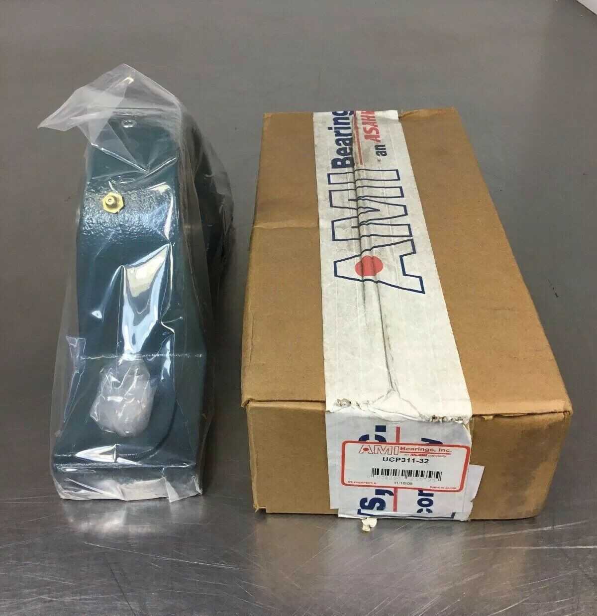 Lot of 6 AMI BEARINGS UCP311-32 Heavy Set Screw Pillow Block Locking Units - New Open Box Items - BEARINGS