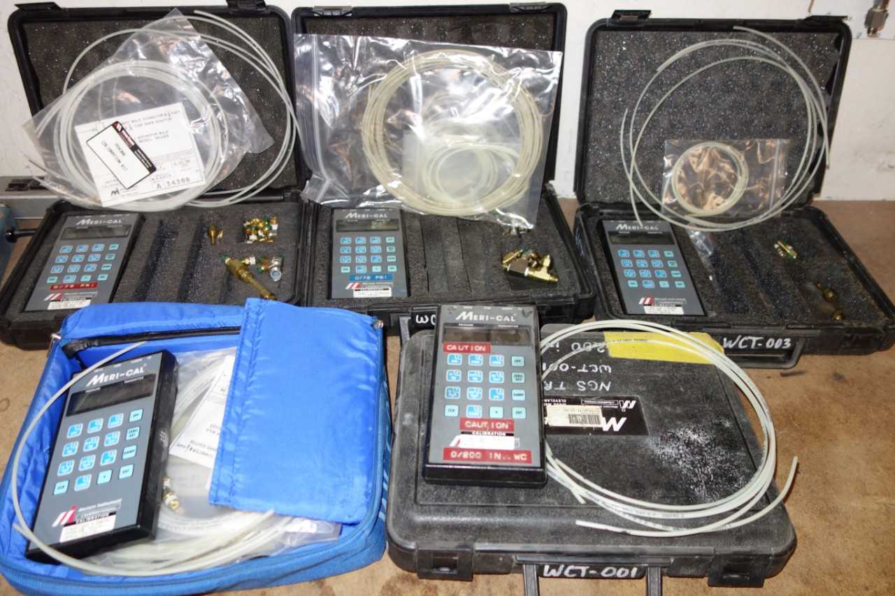 Lot of 5 Meri-Cal DP2000I Pressure Transmitter - INSTRUMENTATION