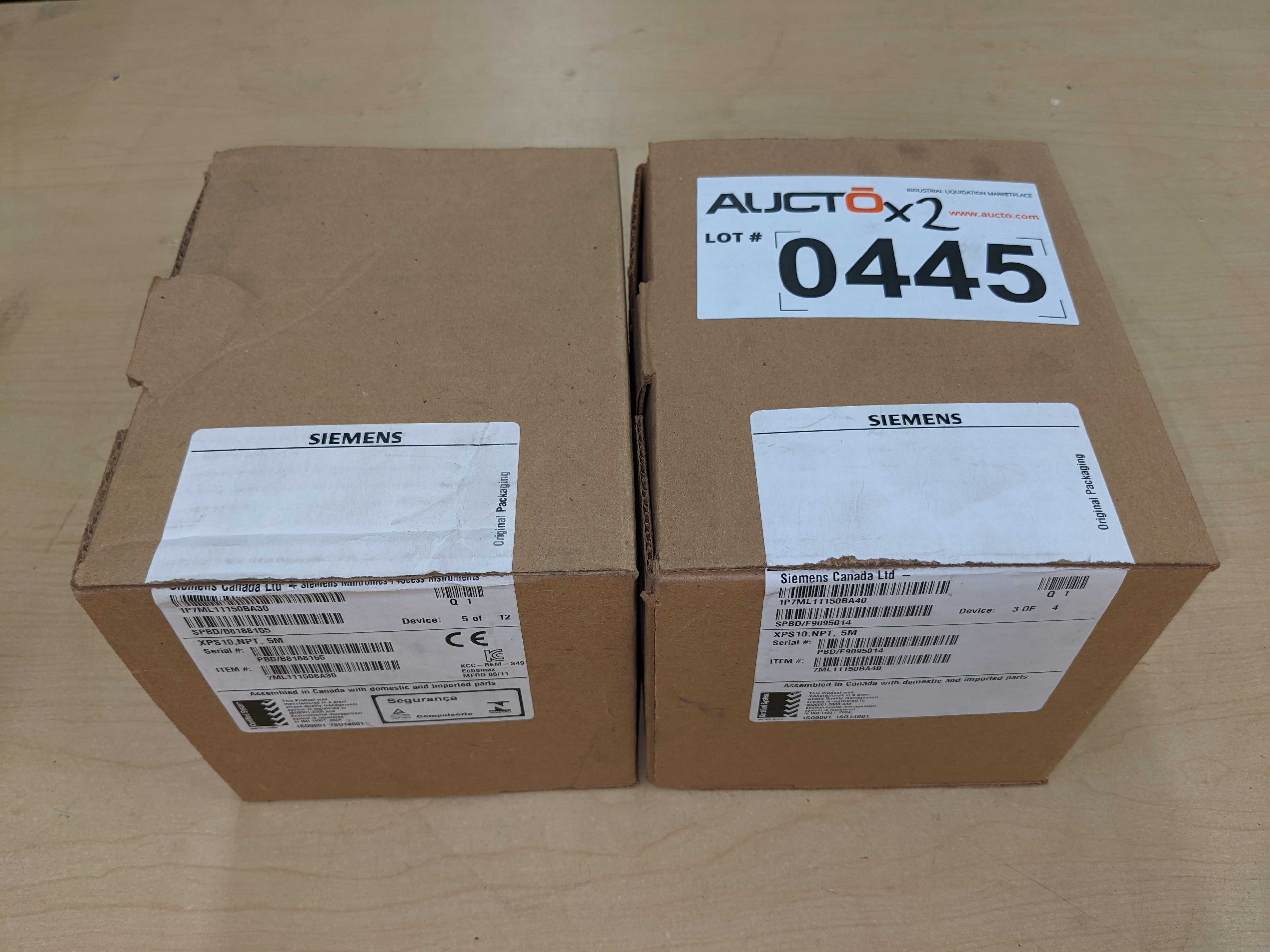 LOT OF TWO TRANSDUCERS - INSTRUMENTATION