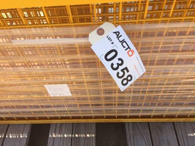 6x Used and 12x New 2' x 10' rack safety guards - PALLET RACKING