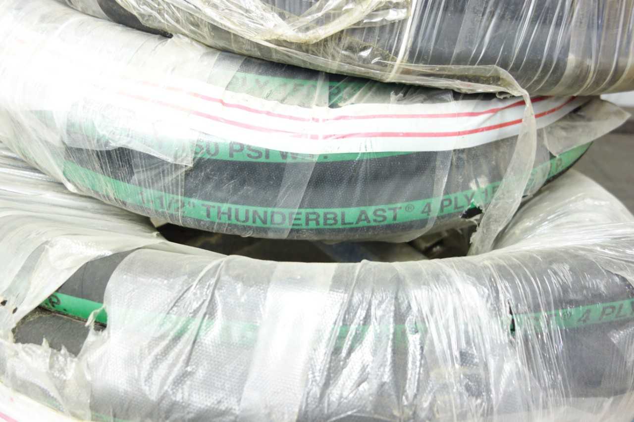 LOT OF 6 THUNDERBLAST 1-1/2 IN SANDBLAST HOSE - HOSE