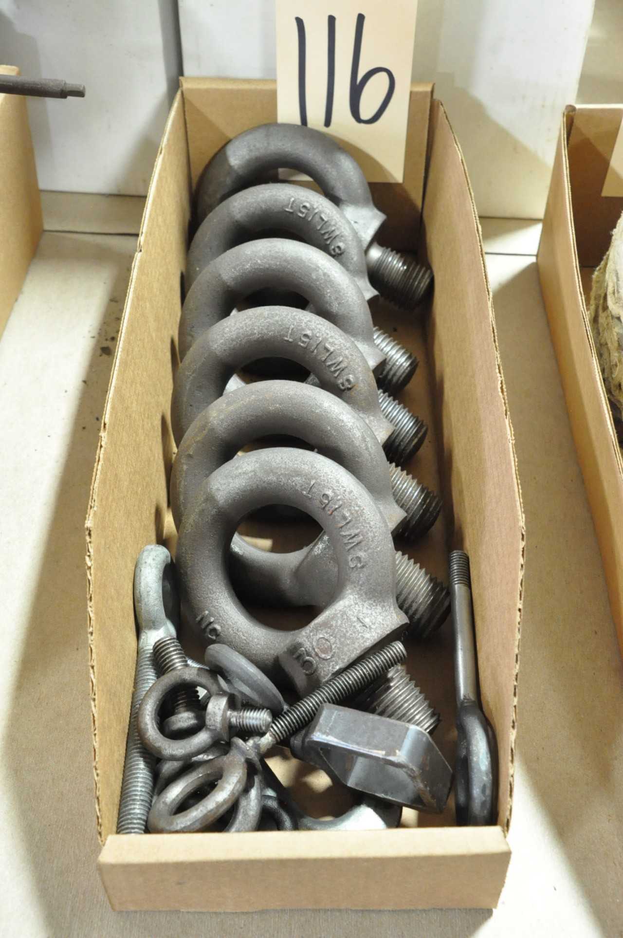 Lot Eye Bolts in 1 Box - HAND TOOLS
