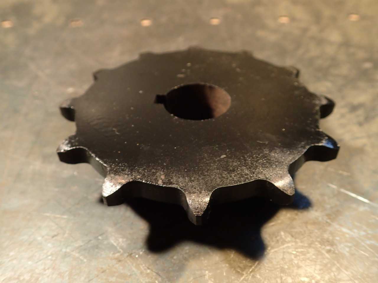 H922 Type B 5/16" Wide B504 Block Chain Sprocket: 12 Teeth, 1" Keyed Bore, NOS - ROLLER CHAIN