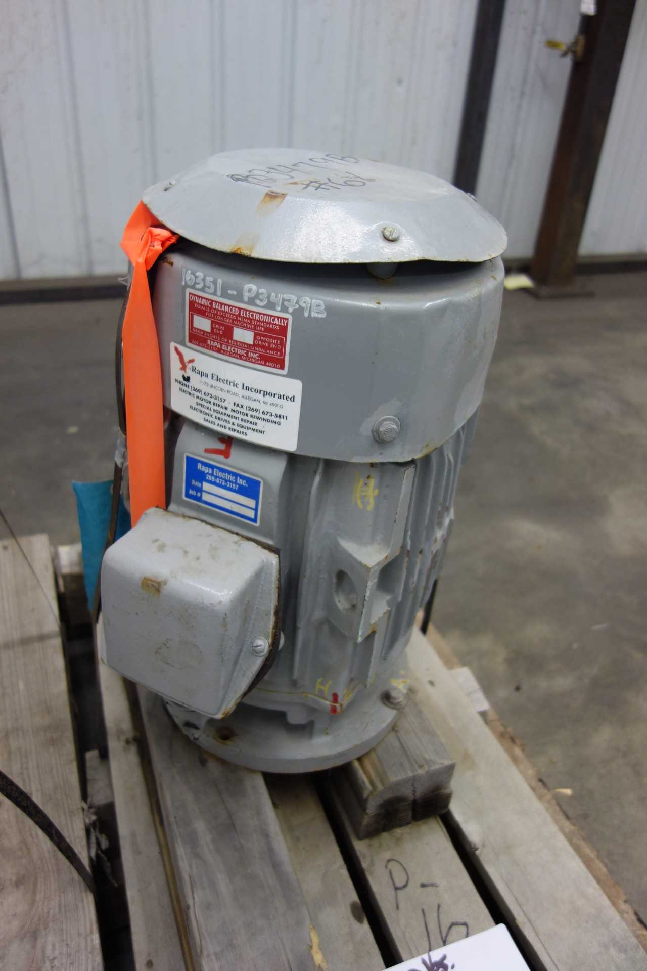 LOT OF ASSORTED GENERAL ELECTRIC MOTORS - ELECTRIC MOTORS